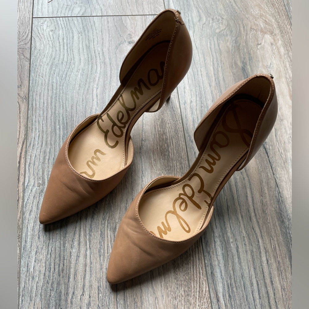 Sam Edelman Jaina Leather D'Orsay Pumps